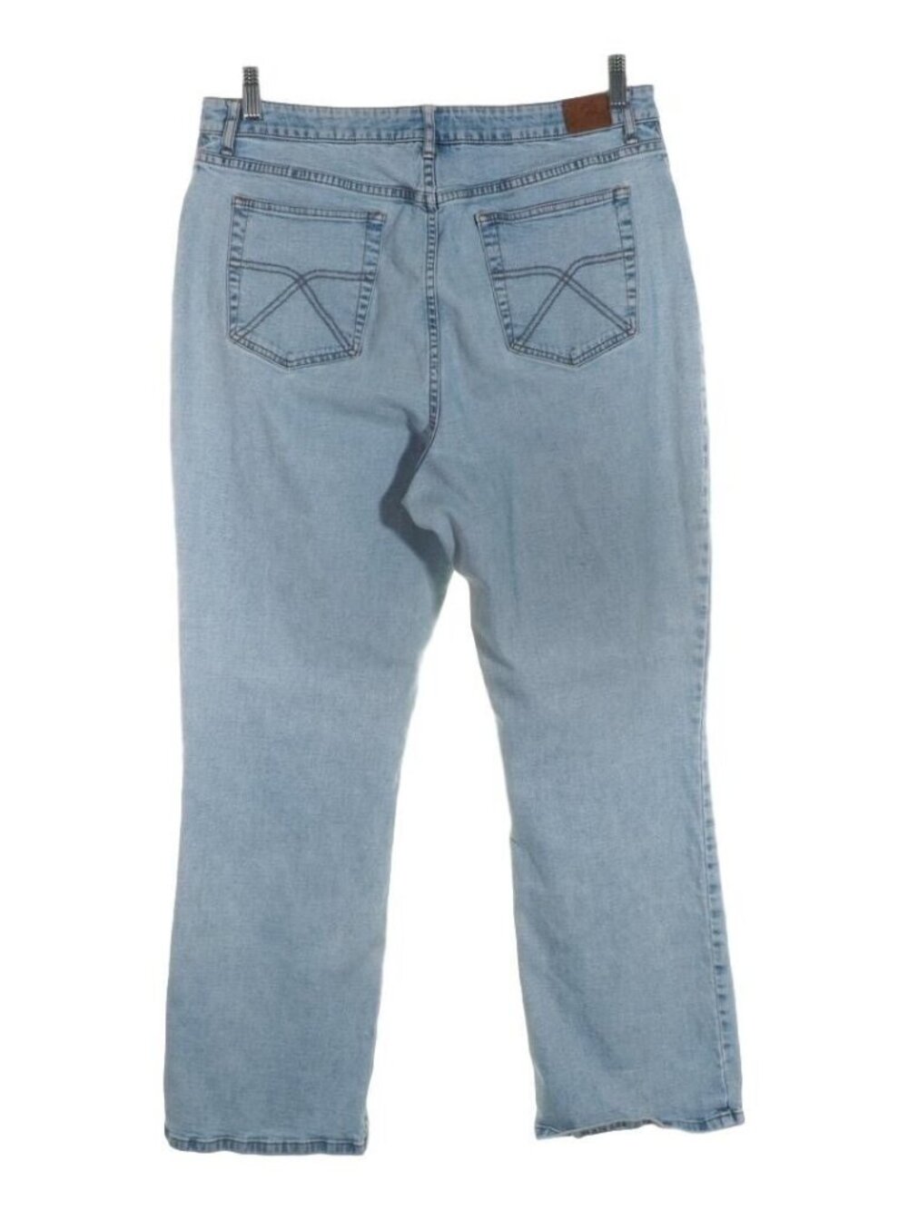 Monterey Bay Jeans Womens Size 16 Soft Boot Cut Stretch Light 34 x 33 Stone Wash - Picture 4 of 10